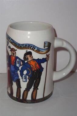 German Ein Profit Der Gemutlichkeit Mug Beer Heavy Large -051428